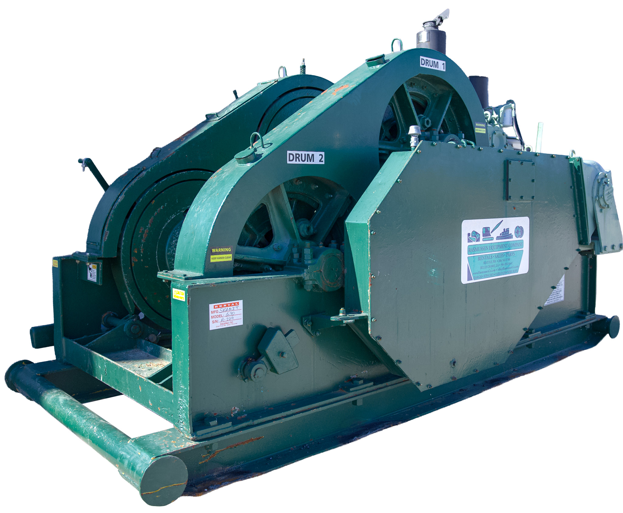 Rental store for SKAGIT G-70 2 DRUM WINCH MANUAL W TORQUE in Seattle WA