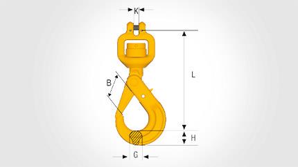 Rental store for BKH-6-8 CLEVIS SWIVEL SAFETY HOOK in Seattle WA