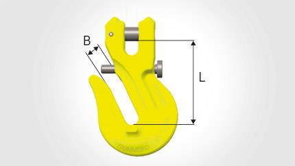 Rental store for 5 16  CLEVIS GRAB HOOK W LOCKING PIN in Seattle WA